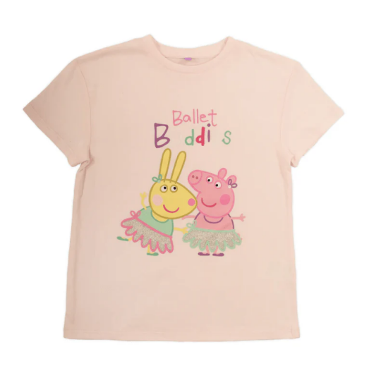 Peppa Gris T skjorte Ballet Buddies 92 / 2 år Barn Rosa Peppa Gris T skjorte Ballet Buddies 92 / 2 år Barn Rosa
