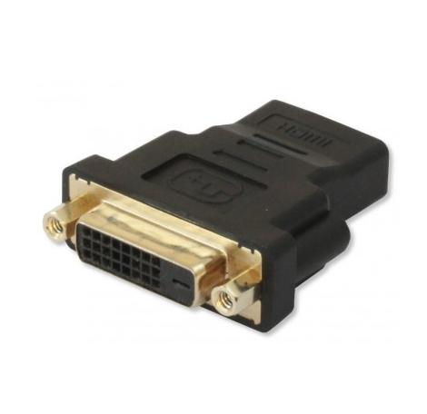 Techly HDMI til DVI-D Video Adapter, Dobbeltlenke, Skjermet - Svart