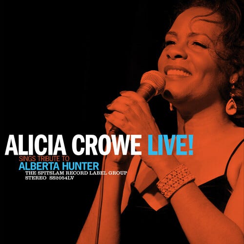 Alicia Crowe  Alicia Crowe Sings Tribute To Alberta Hunter  LP/Vinyl