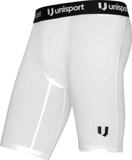 Unisport Baselayer Shorts - Hvit Barn, størrelse 152 cm