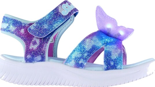 Skechers Sandaler m. LySløyfe Britisk Blue/Multi Skechers 31 Sandals Blå