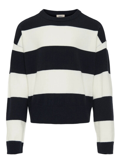 Kids Only Kogtala Ls Stripe Oneck Ot Knt Navy 158-164