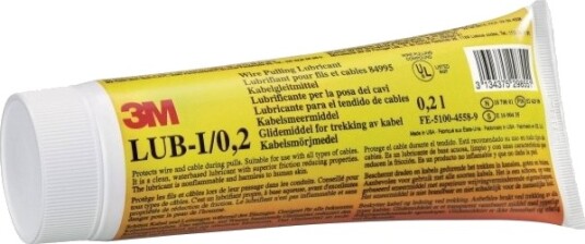 3M Tyskland Kabelsmøremiddel 0,2L Lub-I 0,2L Kan Brukes På Plast, Kan Brukes På Metall, Kan Brukes På Betong, Egnet For Kabler, Form Væske, Vannløselig, Syrefritt, Emballasjerør, Innhold 200Ml, Beskytter Trygt Mot Kabelkappeskader, Faktisk (Fe510045