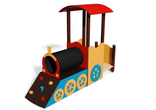 Leketog/lokmotiv med tunnel Leketog/lokmotiv med tunnel
