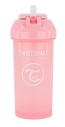 Sugerørskopp Twistshake Pastell Rosa 360 ml