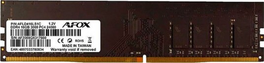 Afox 16GB DDR4 3000MHz DIMM