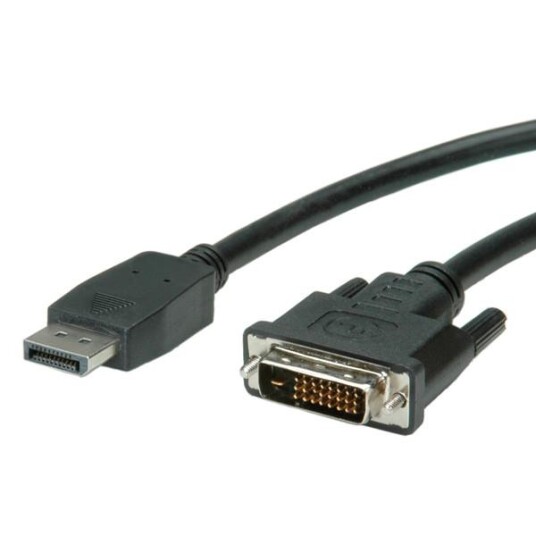 VALUE DisplayPort Cable, DP - DVI (24 + 1), M/M, 3m VALUE DisplayPort Cable, DP - DVI (24 + 1), M/M, 3m