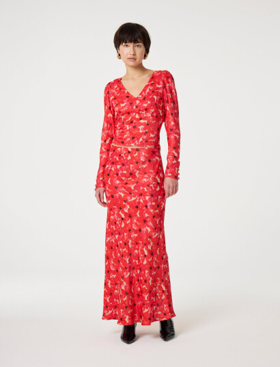 Fabienne Chapot Laurent Skirt - Coral - 38 Fabienne Chapot Laurent Skirt - Coral - 38