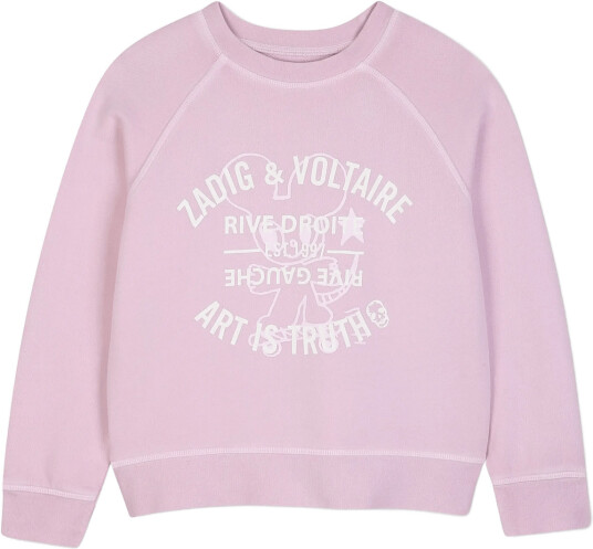 Zadig & Voltaire Kids Sweatshirt Pink 164 Zadig & Voltaire Kids Sweatshirt Pink 164