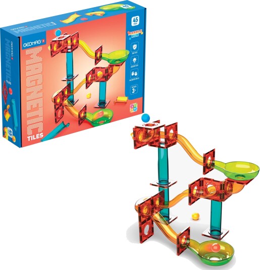 Geomag Magnetisk Byggesett Marble Run 45 Deler