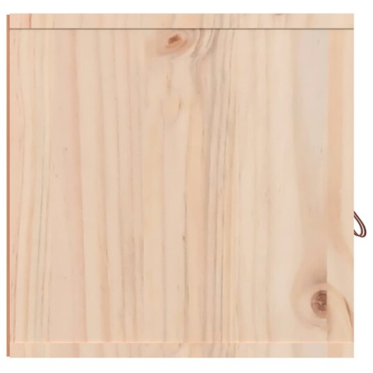 vidaXL Veggskap 2 stk 80x30x30 cm heltre furu