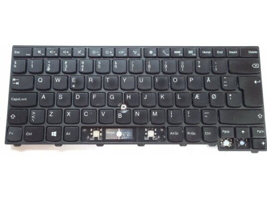 Primax - Erstatningstastatur For Bærbar Pc - Dansk - For Thinkpad L440 L450 L460 T431s T440 T440p T440s T450 T450s T460