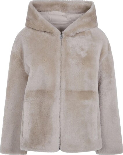 Yves Salomon, Dame, Jakker, Beige, S,