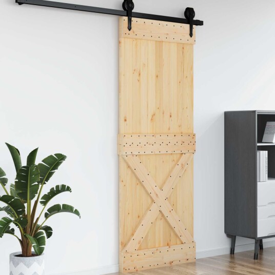  Dør NARVIK Naturlig 85 x 210 cm Massiv Furu Tre