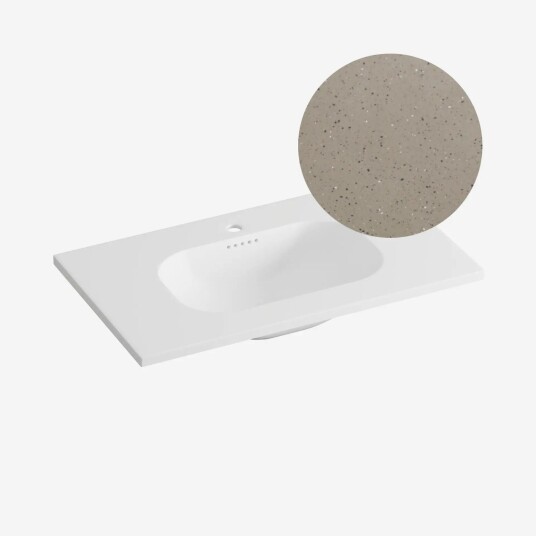 Korsbakken Nice Heldekkende Terrazzo Lava 80cm