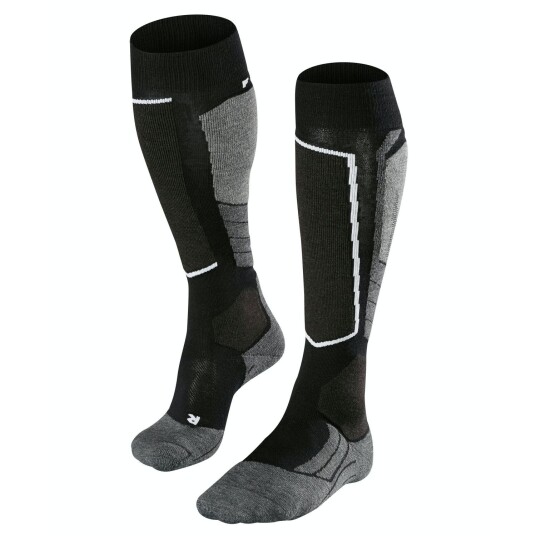 Falke SK2 Wool Skisokker, Dame, Black 41-42 Falke SK2 Wool Skisokker, Dame, Black 41-42