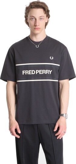 Fred Perry Fred Perry Graphic Tee Grey L