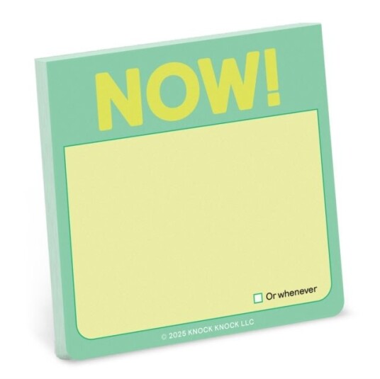 Knock Knock Now! Sticky Note Pastel Version