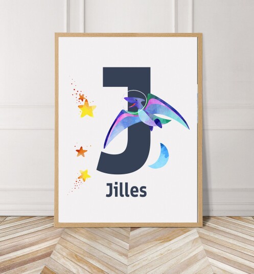 Dinosaur Tema Veggplakat