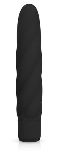 Easytoys Black Silicone Vibrator