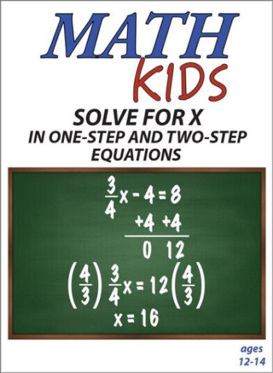 Math Kids: Solve For X In OneStep & TwoStep Equations DVD