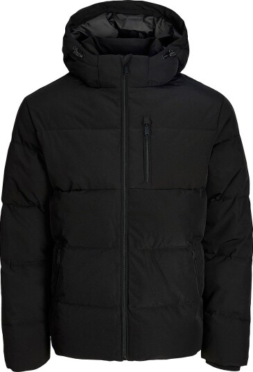Jack & Jones Plus Pufferjakke Jjebecks Puffer SN Pls Svart Jack & Jones Plus Pufferjakke Jjebecks Puffer SN Pls Svart