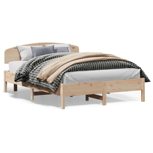 Sengeramme med hodegavl 160x200 cm heltre furu 8721012243101