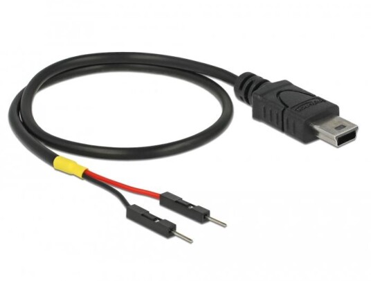 Delock USB/Strømkabel Mini B Til 2 Pin Header 0.3m
