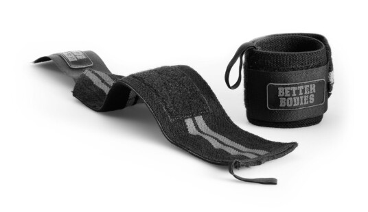 Better Bodies Elastic Wrist Wraps Black Better Bodies Elastic Wrist Wraps Black