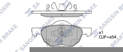 Hi Q SP1573 Bremseklosser