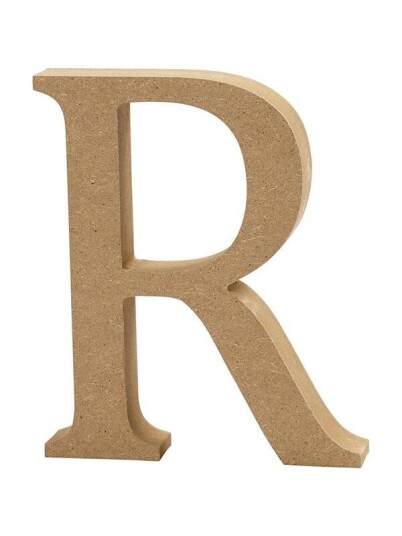Creativ Company Letter R MDF 13cm 1pc.