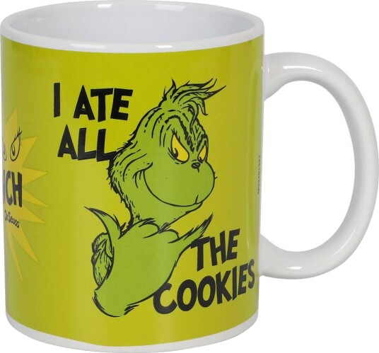"I Ate All the Cookies" Krus med Grinchmotiv Bursdags- og Julegaver 80226