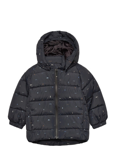 Color Kids Baby Jacket Quilt & Aop Navy 74