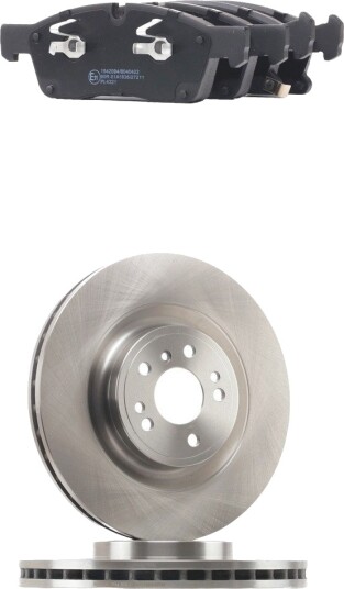 Bremseskiver og -klosser RIDEX 3405B2663