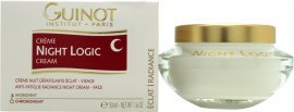 Guinot Night Logic Nattkrem 50ml - Anti-Fatigue Radiance for Alle Hudtyper