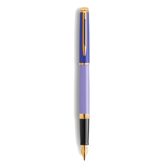 Waterman Hemisphere Colour Blocking Fyllepenn Med Gaveeske Medium Lilla
