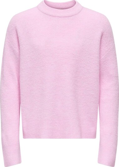 Kids Only Collegegenser Strikk CookCamilla Pink Lady/Melan Kids Only 7 8 år (122 128) Collegegenser Rosa
