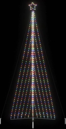LED juletre 789 LEDs Fargerike 476 cm LED juletre 789 LEDs Fargerike 476 cm