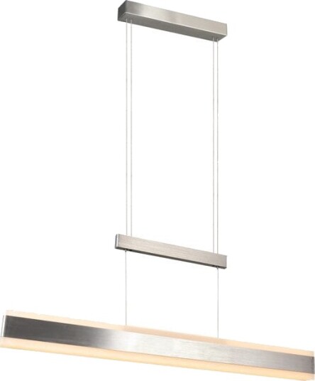 Pendellampe TRIO Arcola - 150 cm, Børstet stål