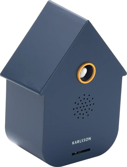 KARLSSON Sound Box Modern Cuckoo Dark Blue Navy Ø 12 CM