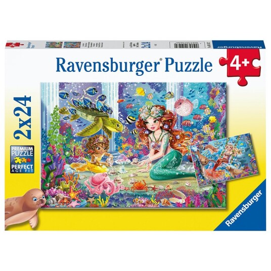 Ravensburger Mermaid Tea Party 2x24p Ravensburger Mermaid Tea Party 2x24p
