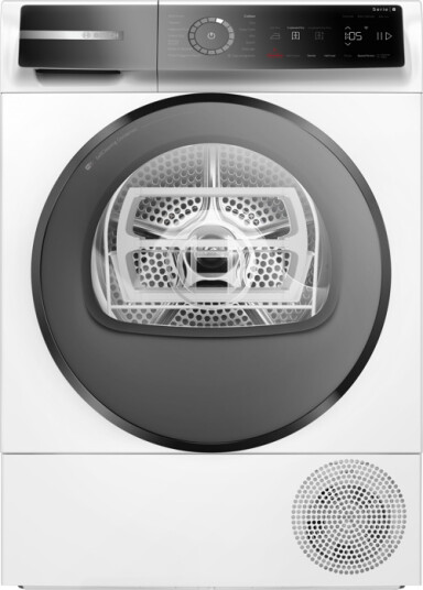 Bosch Serie 8 Varmepumpetørketrommel 9 Kg Hvit Bosch Serie 8 Varmepumpetørketrommel 9 Kg Hvit