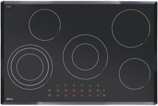 Gram 77 cm Glaskeramisk Platetopp med 5 Soner og TouchControl KK 7520-90 T