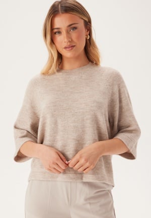 ONLY Onlsimoni 3/4 PULLOVER KNT PUL Pumice Stone L ONLY Onlsimoni 3/4 PULLOVER KNT PUL Pumice Stone L