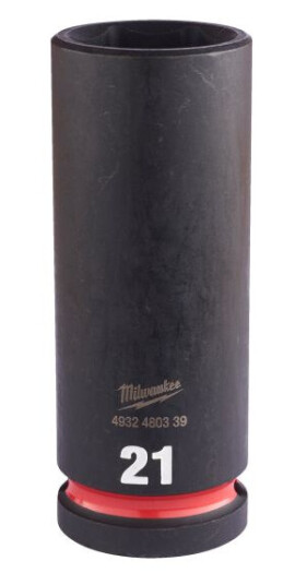 Milwaukee 1/2" Dyp Kraftpipe 21mm for Håndverktøy