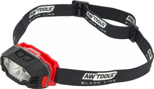Aw-Tools Awtools Led Frontlykt Usb 5 Funksjoner Svart Line