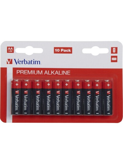 Verbatim Alkalisk AA Batterier 1,5V - 10 stk Engangsbatteri Verbatim Alkalisk AA Batterier 1,5V - 10 stk Engangsbatteri