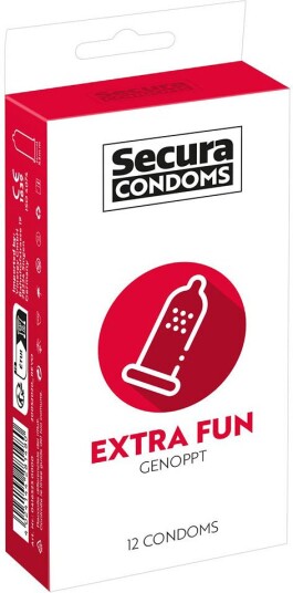 Secura: Extra Fun Kondomer 12 stk