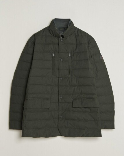 Save The Duck Felipe Padded Flannel Jacket Green Black