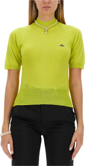 Vivienne Westwood Dame Strikkevarer Gul M,